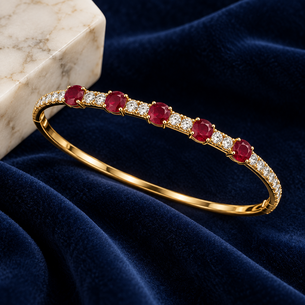 Propuesta: Brazalete Rubí pasión