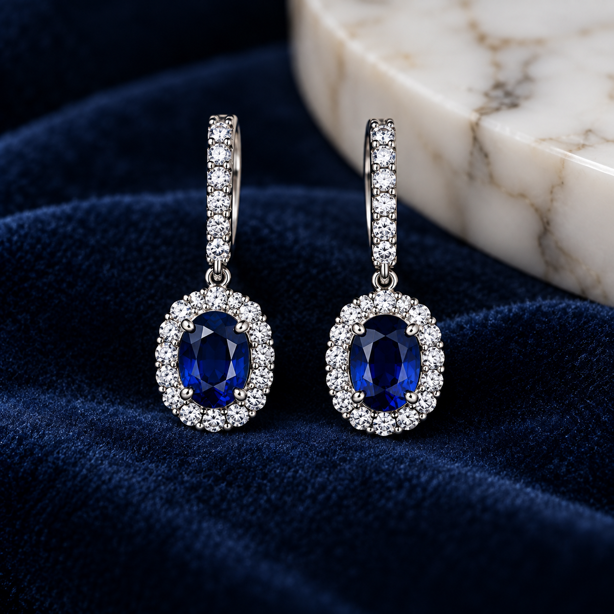 Propuesta: Aretes Zafiro real