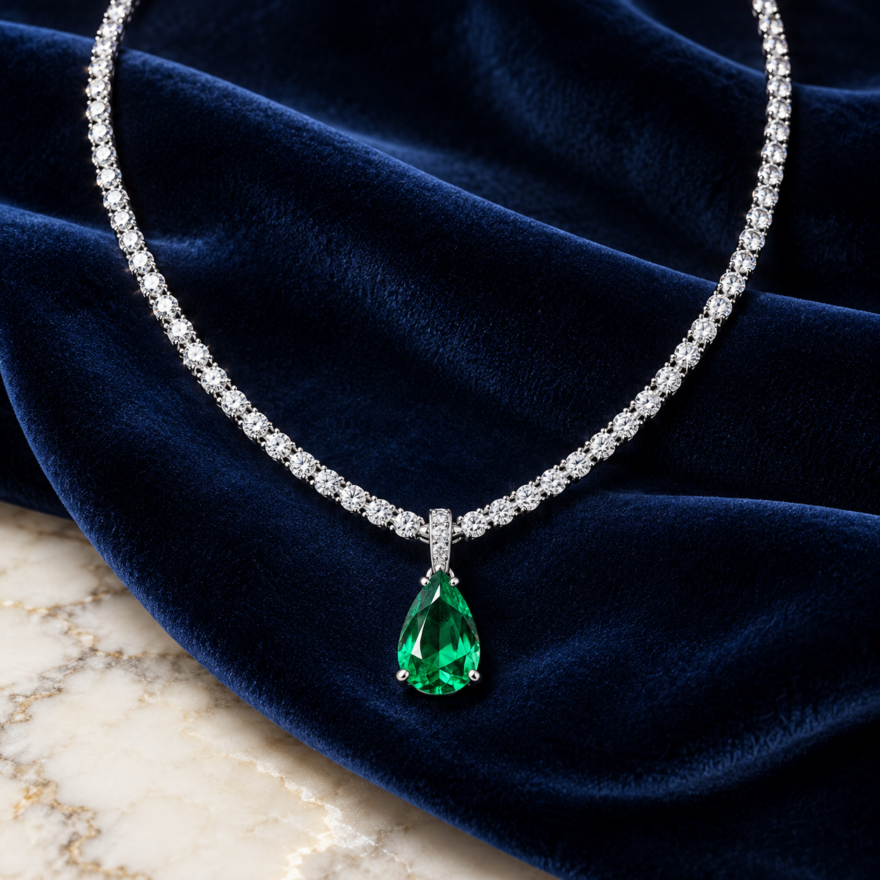 Propuesta: Collar Rivière esmeralda